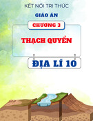 Giáo án Địa lí 10 Kết nối tri thức - Chương 3: Thạch quyển
