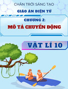 Giáo án Vật lí 10 Chân trời sáng tạo - Chương 2: Mô tả chuyển động