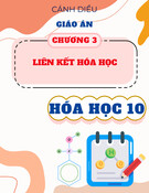 Giáo án Hóa học 10 Cánh diều - Chương 3: Liên kết hóa học
