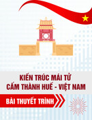 Bài thuyết trình: Kiến trúc mái Tử Cấm Thành Huế - Việt Nam (Phần 1)