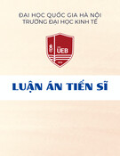 Luận án Tiến sĩ: Tác động của các biện pháp phi thuế quan của Liên minh châu Âu đối với xuất khẩu nông sản Việt Nam