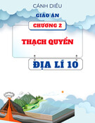 Giáo án Địa lí 10 Cánh diều - Chương 2: Thạch quyển