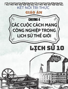 Giáo án Lịch sử 10 Kết nối tri thức - Chương 4: Các cuộc cách mạng công nghiệp trong lịch sử thế giới