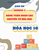 Giáo án Hóa học 10 Chân trời sáng tạo - Chương 2: Bảng tuần hoàn các nguyên tố hóa học