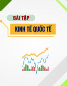 13 bài tập Kinh tế quốc tế