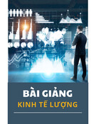 Bài giảng Kinh tế lượng