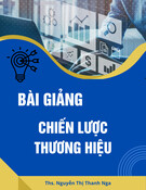 Bài giảng Chiến lược thương hiệu: Chương 1 - Ths. Nguyễn Thị Thanh Nga