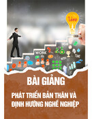 Bài giảng Phát triển bản thân và định hướng nghề nghiệp