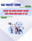 Bài thuyết trình Kinh tế số: Chủ đề 6 - Quản trị kinh doanh trong bối cảnh nền kinh tế số