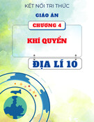 Giáo án Địa lí 10 Kết nối tri thức - Chương 4: Khí quyển