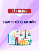 Bài giảng Quản trị rủi ro tài chính - Học viện Ngân hàng