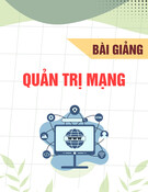 Bài giảng Quản trị mạng - ThS. Nguyễn Thái Sơn