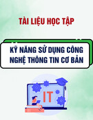 Tài liệu học tập Kỹ năng sử dụng công nghệ thông tin cơ bản