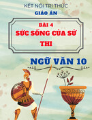 Giáo án Ngữ văn 10 Kết nối tri thức - Bài 4: Sức sống của sử thi