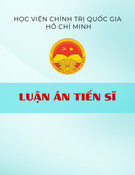 Luận án Tiến sĩ: Cơ sở lý luận và thực tiễn kiểm sát việc giải quyết các vụ án kinh doanh, thương mại về tranh chấp hợp đồng tín dụng theo thủ tục giám đốc thẩm của Viện kiểm sát nhân dân ở Việt Nam