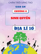 Giáo án Địa lí 10 Chân trời sáng tạo - Chương 6: Sinh quyển