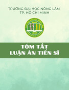 Tóm tắt Luận án Tiến sĩ: Nghiên cứu đa dạng di truyền và chọn lọc các chủng tảo Chlorella sp. được thu thập ở một số tỉnh Nam Bộ