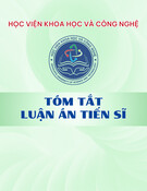 Tóm tắt Luận án Tiến sĩ: Nghiên cứu thành phần hóa học và đánh giá khả năng ức chế sinh trưởng vi khuẩn lam Microcystis aeruginosa của cúc hoa vàng (Chrysanthemum indicum) và keo tai tượng (Acacia mangium)