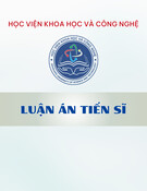Luận án Tiến sĩ: Nghiên cứu tổng hợp vật liệu tổ hợp nano trên cơ sở TiO2 - Graphene oxide (GO) định hướng ứng dụng trong xử lý nước