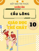 Giáo án Giáo dục Thể chất 10 Kết nối tri thức - Cầu lông