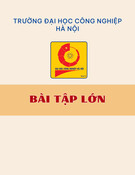 Bài tập lớn: Cơ sở thiết kế quần áo