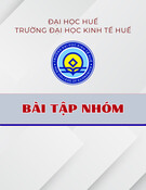 Bài tập nhóm: Quản trị vận tải đa phương thức
