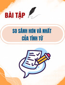 Bài tập So sánh hơn và nhất của tính từ