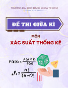 Đề kiểm tra giữa kì 2 môn Xác suất thống kê năm học 2022-2023 có đáp án (Mã đề 2221) - Trường đại học Bách khoa TP. HCM