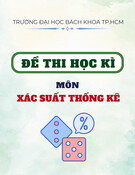 Đề thi học kì 172 môn Xác suất thống kê – Trường Đại học Bách khoa TP. HCM