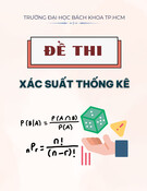 Đề thi Xác suất thống kê – Trường Đại học Bách khoa TP. HCM