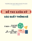 Đề thi giữa kỳ HK192 môn Xác suất thống kê có đáp án (Đề 1925) – Trường đại học Bách khoa TP. HCM