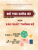 Đề thi học kỳ 2 môn Xác suất thống kê năm học 2021-2022 có đáp án (Mã đề 1957) – Trường đại học Bách khoa TP. HCM