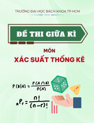Đề thi học kỳ 1 môn Xác suất thống kê năm học 2020-2021 có đáp án (Mã đề DT201) – Trường đại học Bách khoa TP. HCM