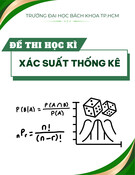 Đề thi học kì môn Xác suất thống kê (Đề 2) – Trường Đại học Bách khoa TP. HCM