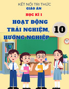 Giáo án Giáo dục Hoạt động trải nghiệm 10 Kết nối tri thức - Học kì 1