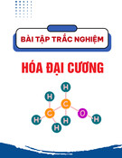 Bài tập trắc nghiệm Hóa đại cương