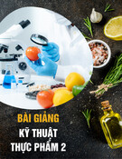 Bài giảng Kỹ thuật thực phẩm 2