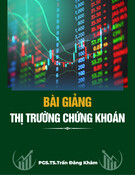 Bài giảng Thị trường chứng khoán - PGS.TS.Trần Đăng Khâm