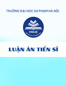 Luận án Tiến sĩ: Phát triển năng lực đánh giá công nghệ cho học sinh trong dạy học môn Công nghệ 11 ở trường trung học phổ thông