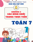 Giải SGK Toán 7 Chân Trời Sáng Tạo - Chương 3: Các Hình Khối Trong Thực Tiễn