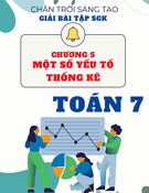 Giải SGK Toán 7 Chân Trời Sáng Tạo - Chương 5: Một Số Yếu Tố Thống Kê