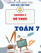 Giải SGK Toán 7 Chân Trời Sáng Tạo - Chương 2: Số Thực