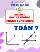 Giải SGK Toán 7 Kết nối tri thức - Chương 3: Góc Và Đường Thẳng Song Song