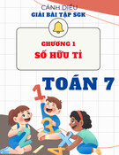 Giải SGK Toán 7 Cánh diều - Chương 1: Số Hữu Tỉ