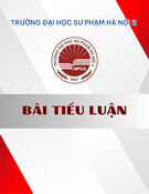 Bài tiểu luận: Nghiên cứu khoa học sư phạm ứng dụng