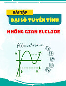Đại số tuyến tính: Bài tập phần không gian Euclide