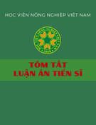 Tóm tắt Luận án Tiến sĩ: Nghiên cứu một số đặc tính sinh học và khả năng gây bệnh của virus dịch tả lợn Châu Phi tại miền Bắc Việt Nam
