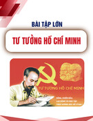 Bài tập lớn môn Tư tưởng Hô Chí Minh: Vận dụng tư tưởng Hồ Chí Minh về Nhà nước dân chủ vào xây dựng ý thức dân chủ cho sinh viên Trường Đại học Bách Khoa – ĐHQG. HCM trong giai đoạn hiện nay