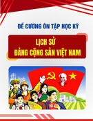 Nội dung ôn tập học kì 1 (2021 – 2022) môn Lịch sử Đảng Cộng sản Việt Nam