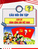 Câu hỏi ôn tập môn Lịch sử Đảng Cộng sản Việt Nam